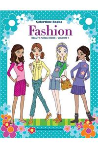 Colortimebooks Fashion Beauty Puzzle Book
