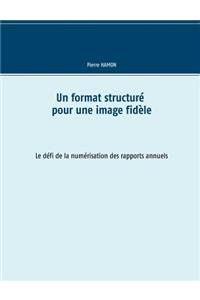 Un format structuré pour l'image fidèle