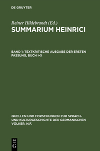 Textkritische Ausgabe der ersten Fassung, Buch I–X