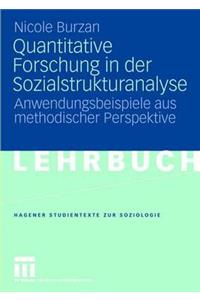 Quantitative Forschung in der Sozialstrukturanalyse
