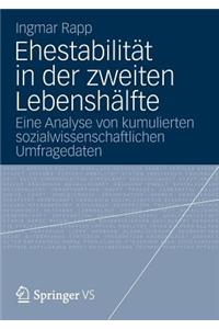 Ehestabilität in der zweiten Lebenshälfte