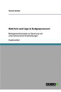 Wahrheit und Lüge in Budgetprozessen