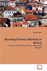 Housing Finance Markets in Africa