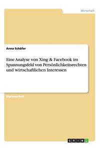 Eine Analyse von Xing & Facebook im Spannungsfeld von Persönlichkeitsrechten und wirtschaftlichen Interessen