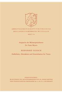 Gedächtnis, Abstraktion Und Generalisation Bei Tieren