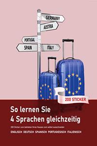 So lernen Sie 4 Sprachen gleichzeitig