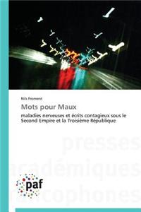 Mots Pour Maux