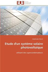 Etude d'Un Système Solaire Photovoltaïque