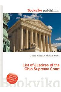 List of Justices of the Ohio Supreme Court