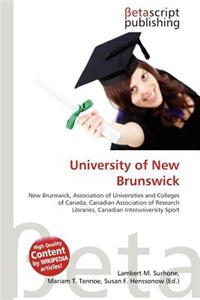 University of New Brunswick