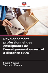 Développement professionnel des enseignants de l'enseignement ouvert et à distance (EOD)