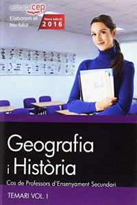 Cos de Professors d'Ensenyament Secundari. Geografia i Historia. Temari Vol. I.