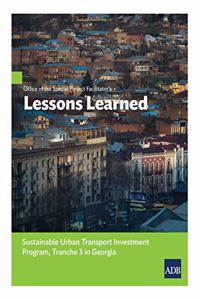 Office of the Special Project Facilitator's Lessons Learned