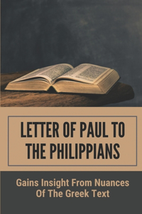 Letter Of Paul To The Philippians