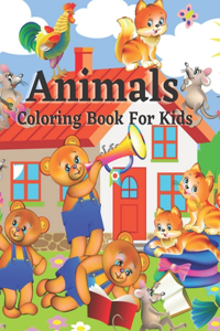 Animals Coloring Book For Kids