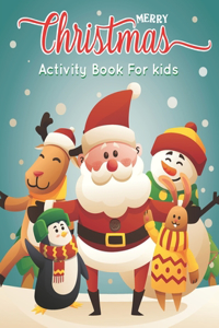 Merry Christmas Activity Book For Kids