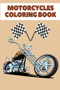 Motorcycles Coloring Book