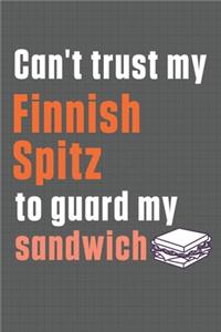 Can't trust my Finnish Spitz to guard my sandwich
