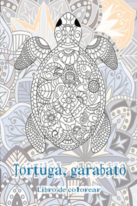 Tortuga, garabato - Libro de colorear