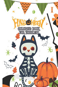 Halloween coloring book for toddlers