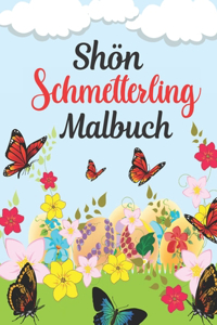 Shön Schmetterling Malbuch