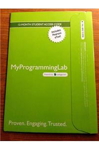 Mylab Programming with Pearson Etext -- Access Card -- For Problem Solving with C++