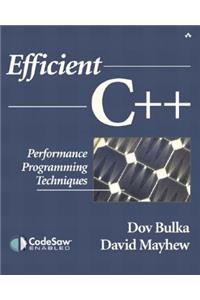 Efficient C++: Performance Programming Techniques