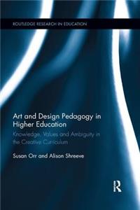 Art and Design Pedagogy in Higher Education
