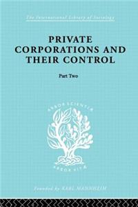 Private Corporations and Their Control