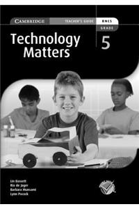 Technology Matters Grade 5 Teachers Guide