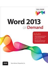 Word 2013 on Demand