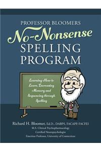 Professor Bloomers No-Nonsense Spelling Program