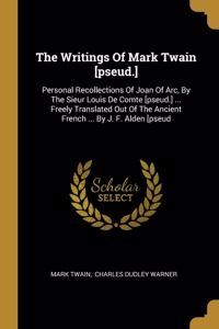 The Writings Of Mark Twain [pseud.]