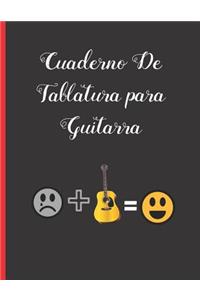 Cuaderno De Tablatura para Guitarra