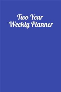 Two Year Weekly Planner
