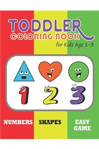 Toddler Coloring Book for Kids Age 1-3
