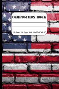 Composition Book Wide Rule