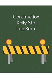 Construction Daily Site Log Book