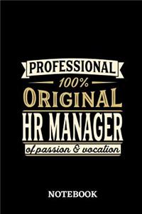 Professional Original HR Manager Notebook of Passion and Vocation