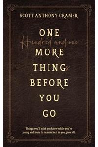 One more thing before you go