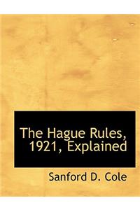 The Hague Rules, 1921, Explained