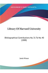 Library of Harvard University