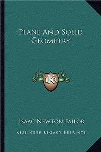 Plane and Solid Geometry