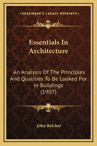 Essentials in Architecture