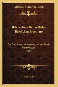 Beleuchtung Der Wilhelm Beer'schen Broschure