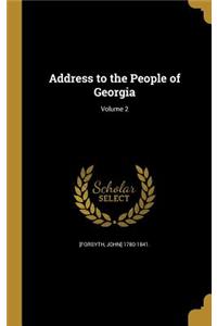 Address to the People of Georgia; Volume 2
