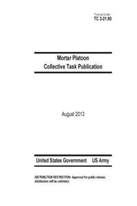 Training Circular TC 3-21.90 Mortar Platoon Collective Task Publication August 2013