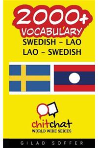 2000+ Swedish - Lao Lao - Swedish Vocabulary