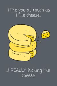 I Like You As Much As I Like Cheese. ...I really Fucking Like Cheese.