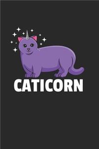 Einhorn Katze Notizbuch